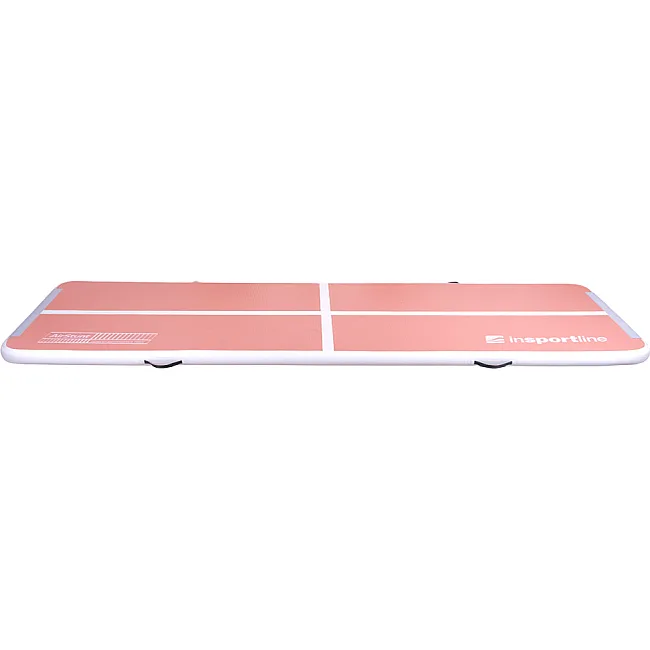 Надувной коврик Airtrack inSPORTline Airstunt 500x100x10 см, розовый