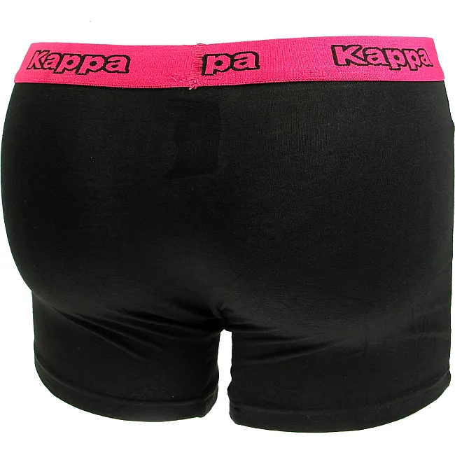 Трусы-боксеры Kappa Boxer 2-Pack Black/Fuchsia мужские S