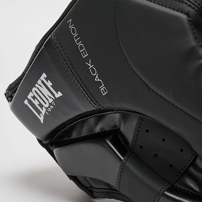 Боксерский шлем Leone CS435 BLACK Edition L (капа в комплекте)