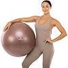 Фитбол мяч для фитнеса сатин BLOOM LB7051-65 ø65см (Коричневый)