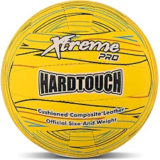 Волейбольний м'яч Compite шкіра HARD TOUCH VB-4056 №5 (Жовтий)