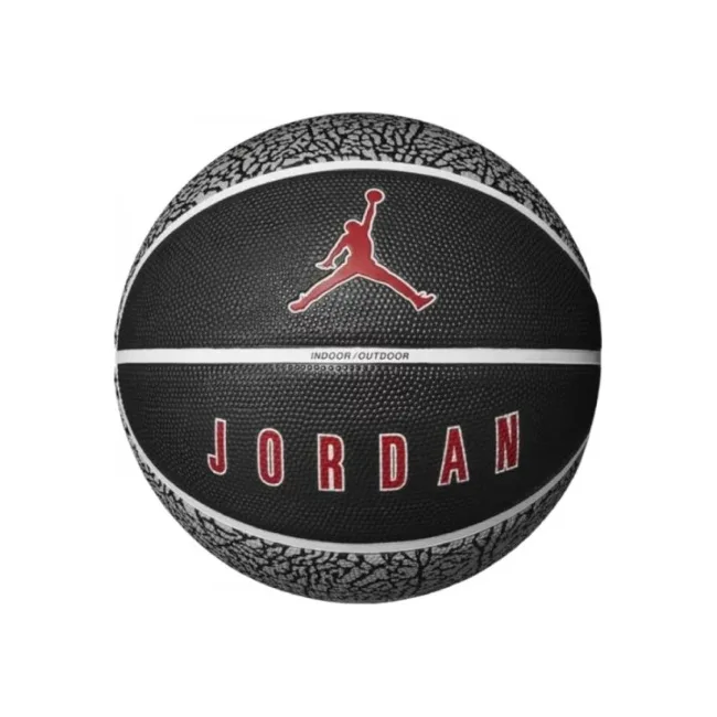 М'яч баскетбольний Nike JORDAN PLAYGROUND 2.0 8P DEFLATED WOLF GREY/BLACK/WHITE/VARSITY RED size 7