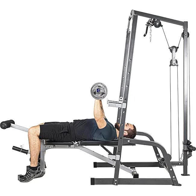 Многофункциональный атлас со скамейкой для тренировок inSPORTline Power Rack PW60