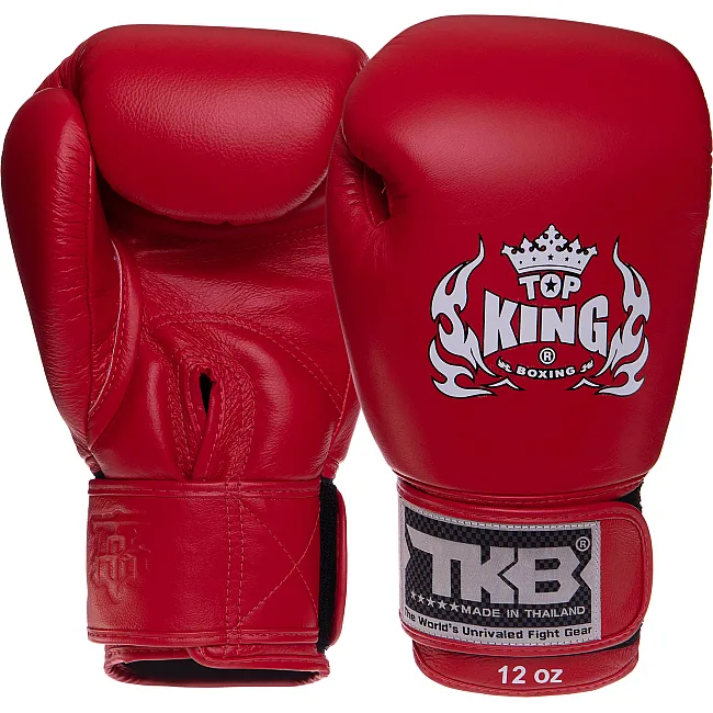 Перчатки для бокса кожаные TOP KING Ultimate TKBGUV 8-18унций (Красный)