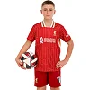 Футбольна форма дитяча із символікою клубу
 LIVERPOOL SALAH 11 домашня 2025 SP-SPORT

 CO-4618 20-30 (Червоно-білий)