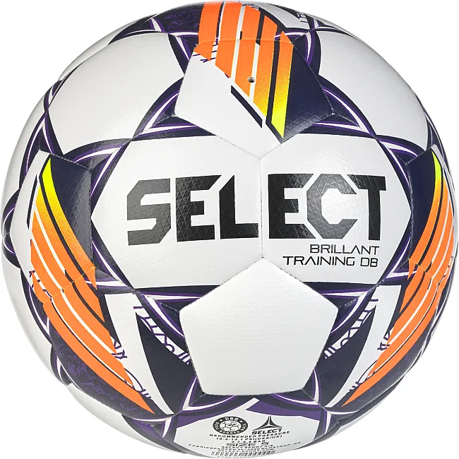 Мяч футбольный Select BRILLANT TRAINING DB v24 белый, фиолетовый 4