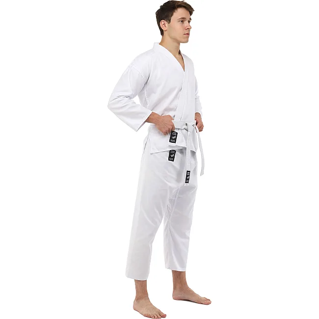 Кимоно для карате куртка штаны и пояс HARD TOUCH CO-8918