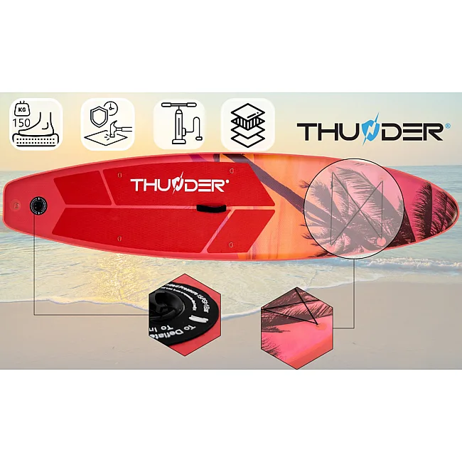 Надувная доска SUP (Сапборд) THUNDER COAST ISLE 320