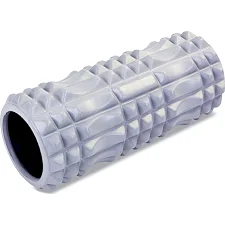 Ролер масажний циліндр (ролик мфр) 33см Spine Roller ZELART FI-5712 (Сірий)