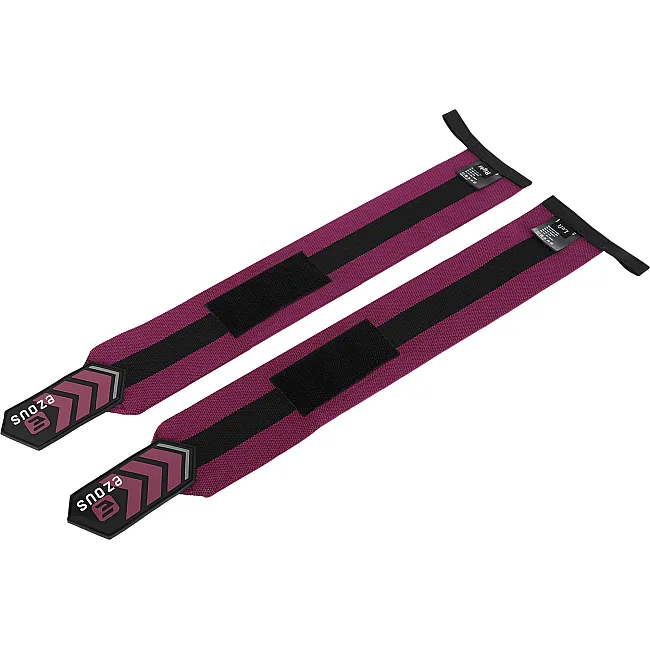 Кистевые бинты
 STRONG WRIST WRAPS EZOUS C-07 2штуки (Черный-фиолетовый)