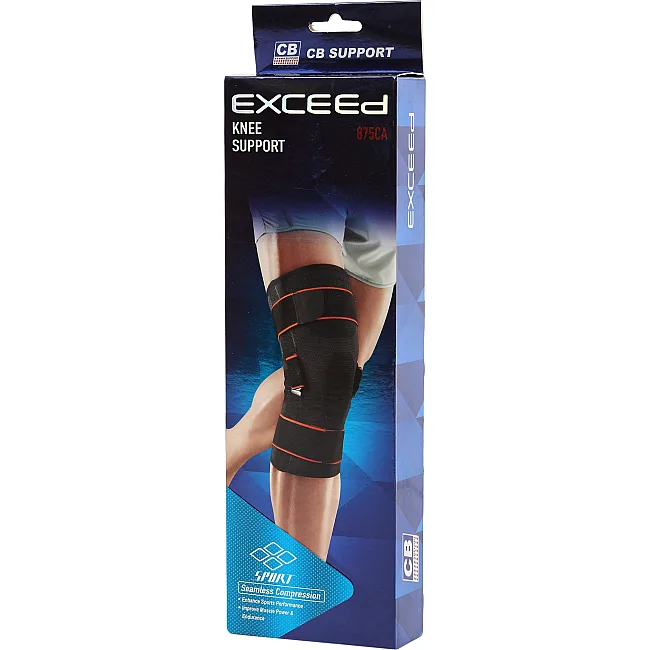 Наколенник шарнирный эластичный с фиксирующим ремнем 1 штука EXCEEDE 875CA

 1шт
