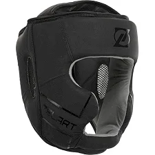Тренировочный шлем для бокса кожа ZELART VL-3151 (Черный)