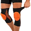 Наколенники спортивные MUTE MT-302-1
 2шт (Черный-оранжевый)