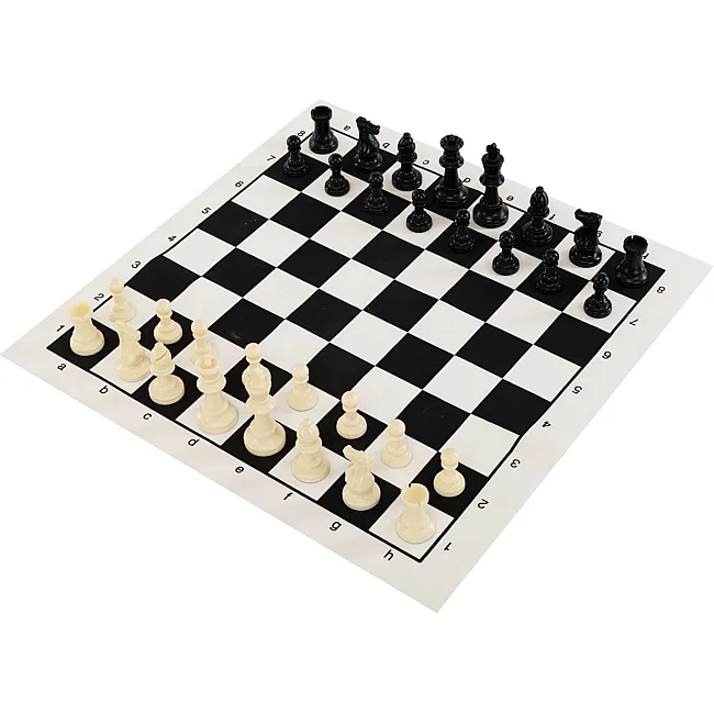 Шахматы
 пластиковые  с игровым полем из ткани SP-SPORT
 P401
 короля 10,5 см пешки 5 см