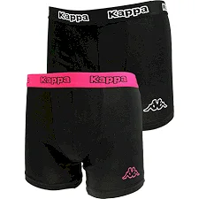 Трусы-боксеры Kappa Boxer 2-Pack Black/Fuchsia мужские S