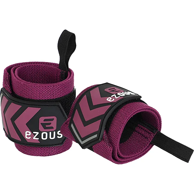 Кистевые бинты
 STRONG WRIST WRAPS EZOUS C-07 2штуки (Черный-фиолетовый)