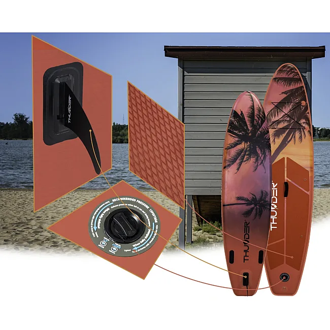 Надувная доска SUP (Сапборд) THUNDER COAST ISLE 320