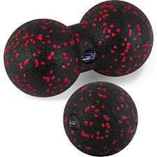 Набір м'ячів для масажу та йоги PowerPlay PP_4090 EPP (Комплект з 2 штук) Red