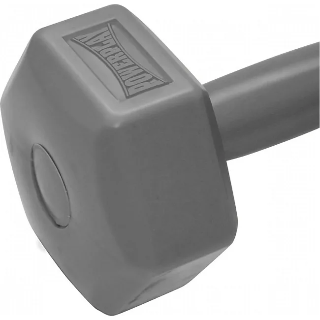 Гантель композитна PowerPlay 4124 Hercules 4 кг. Сіра (1 шт.)