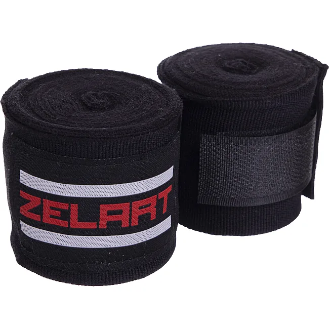 Бинты для бокса
 2штуки ZELART
 BO-2893 3м (Черный)