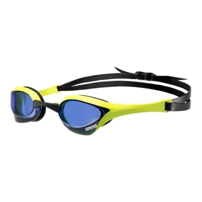 Очки для плавания Arena COBRA ULTRA SWIPE черный, салатовый