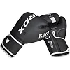 Боксерские перчатки RDX F6 Kara Matte White (капа в комплекте)