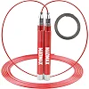 Скакалка скоростная на алюминиевая подшипниках MadMax MFA-286 Speed jump rope Red