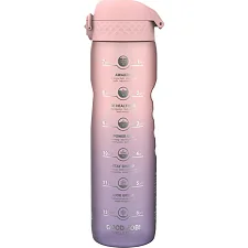 Бутылка для воды ION8 1000мл. BPA Free, Times To Drink, (ЭКО бутылка) BPA Free, Periwinkle &amp;Rose