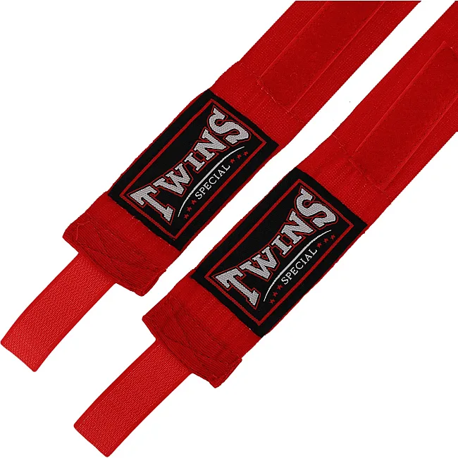 Бинти для боксу
 2штуки TWINS

 TW-005P 4м (Червоний)