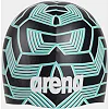 Шапка для плавания Arena POOLISH MOULDED черный, бирюзовый OSFM