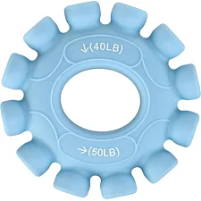 Кистевой эспандер кольцо с двойной нагрузкой JELLO FI-0650 1шт ø7.5 нагрузка 20LB-70LB (Голубой)