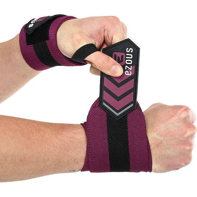 Кистевые бинты
 STRONG WRIST WRAPS EZOUS C-07 2штуки (Черный-фиолетовый)