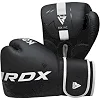 Боксерские перчатки RDX F6 Kara Matte White (капа в комплекте)