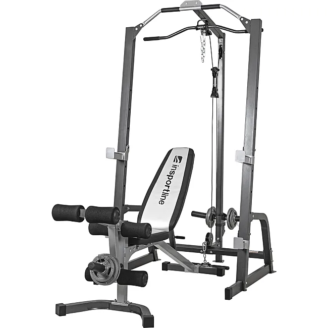 Многофункциональный атлас со скамейкой для тренировок inSPORTline Power Rack PW60