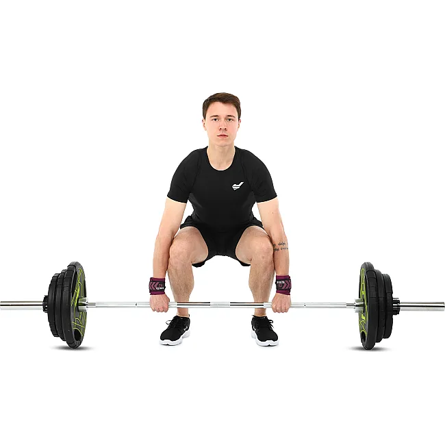 Кистевые бинты
 STRONG WRIST WRAPS EZOUS C-07 2штуки (Черный-фиолетовый)
