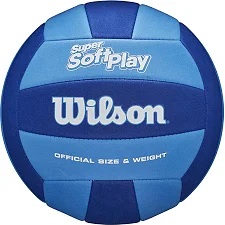 Мяч волейбольный Wilson SUPER SOFT PLAY Royal/Navy OF