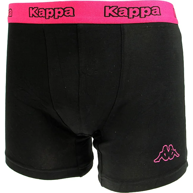 Трусы-боксеры Kappa Boxer 2-Pack Black/Fuchsia мужские S