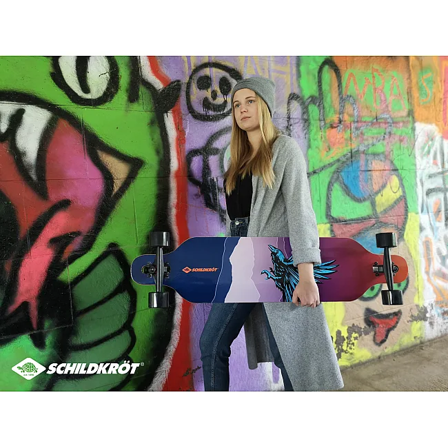 Лонгборд SCHILDKRÖT Longboard Freeride 41" - God Feather 2020v Max: 100 кг