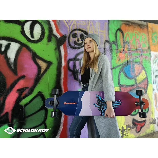 Лонгборд SCHILDKRÖT Longboard Freeride 41" - God Feather 2020v Max: 100 кг