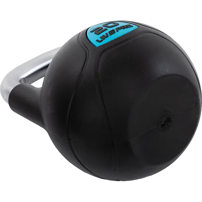 Цельная гиря с полиуретановым покрытием
 LiveUp LP8040-20 вес 20кг