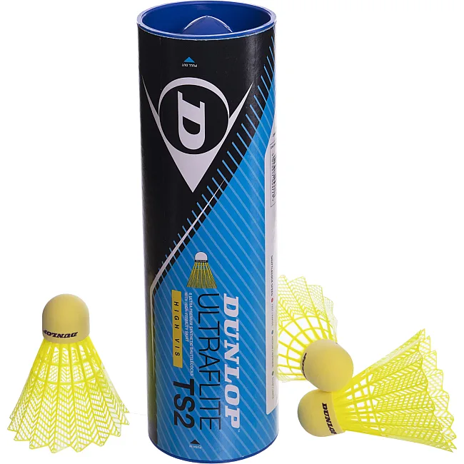 Воланы для бадминтона DUNLOP ULTRAFLITE TS2 HIVIS BD-003377 6шт