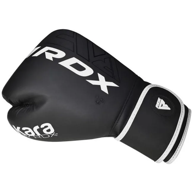 Боксерские перчатки RDX F6 Kara Matte White (капа в комплекте)