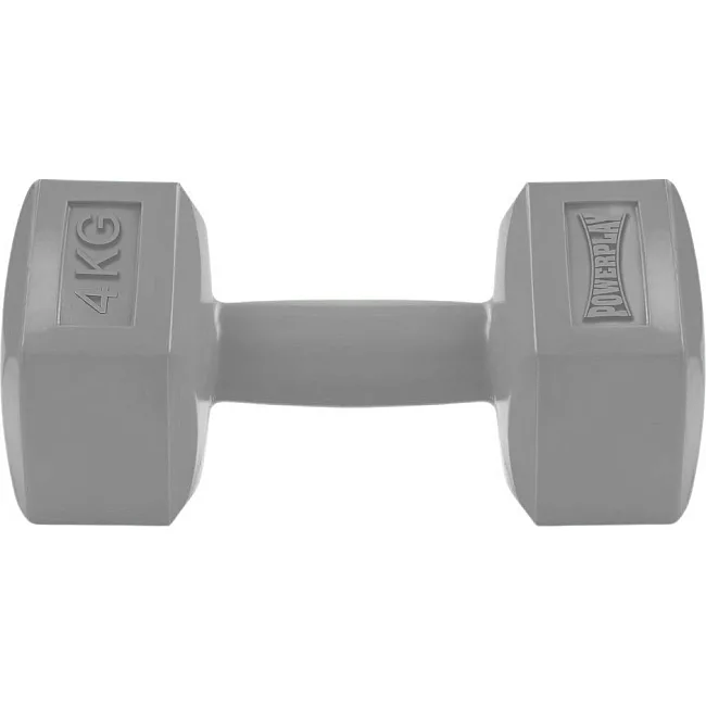Гантель композитна PowerPlay 4124 Hercules 4 кг. Сіра (1 шт.)
