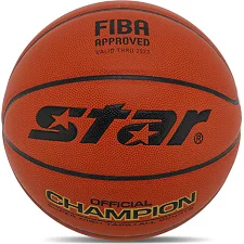 Баскетбольний м'яч STAR CHAMPION FIBA BB317 7 (Помаранчевий)