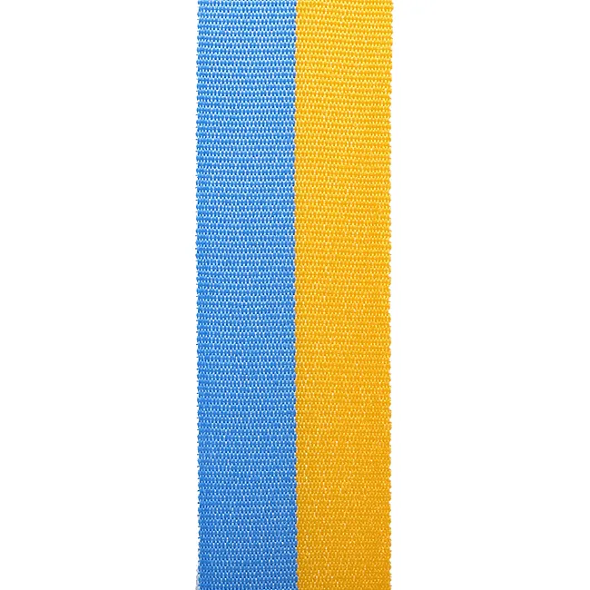 Медаль спортивная с лентой SP-SPORT
 UKRAINE с украинской символикой C-9293 ø6,5см (Золотой)