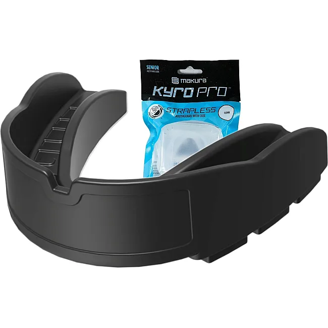 Боксерская капа MAKURA Kyro Pro Strapless детская (возраст до 10) Black