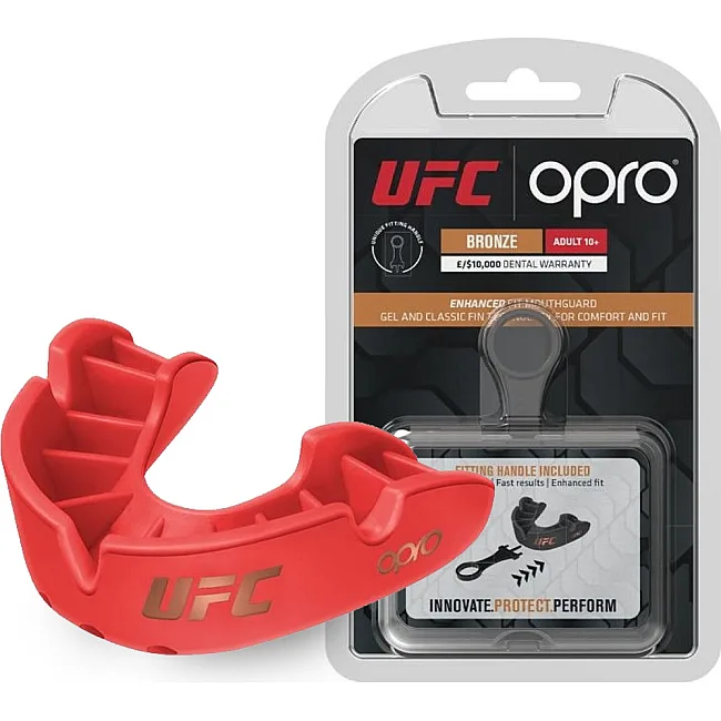 Боксерская капа OPRO Bronze UFC детская (возраст до 10) Red (ufc.102513002)