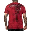 Футболка мужская AFFLICTION Wild Street Tee Affl.Red Biking Red Crystal