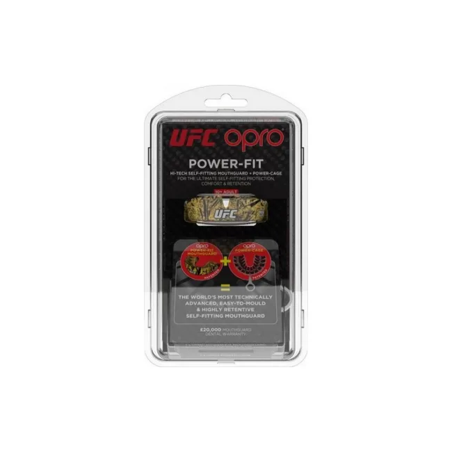 Капа OPRO Power-fit UFC Black Gold