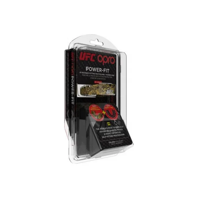 Капа OPRO Power-fit UFC Black Gold